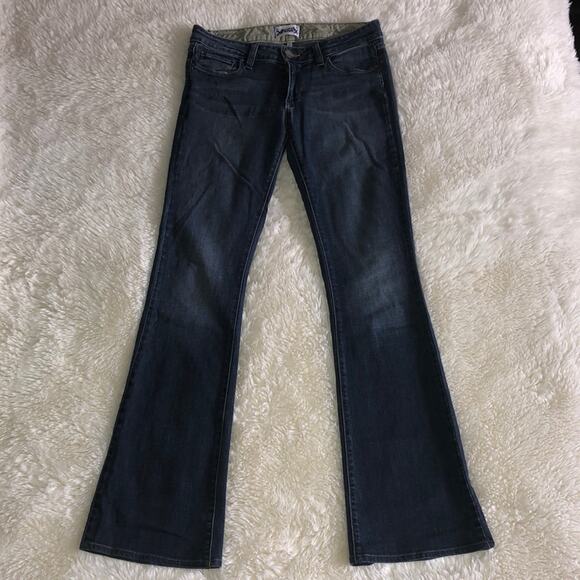 Paige Skyline Jeans Boot Flare SZ 27 Premium Brand Denim - Picture 2 of 12